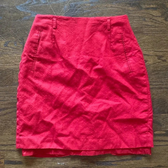 Dresses & Skirts - Rafaella Petite Red Skirt